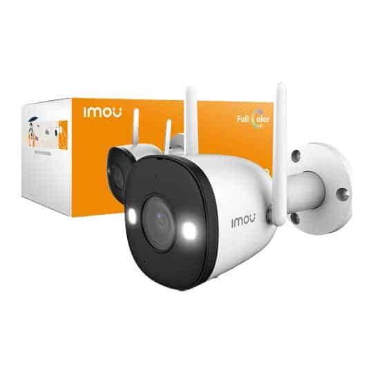 Imou Bullet 2 4MP QHD 2K Outdoor Bullet Camera WiFi/LAN 2-Way Audio